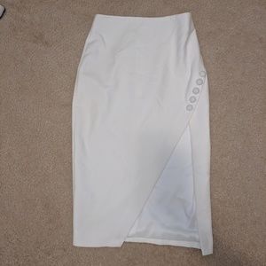 White Pencil Skirt